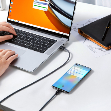 Baseus Dynamic Series USB cable - USB Type C 100W 1m gray (CALD000616) 13 Baseus Dynamic Series USB cable - USB Type C 100W 1m gray (CALD000616) 13