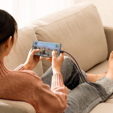 Baseus Dynamic Series USB cable - USB Type C 100W 1m gray (CALD000616) 9 Baseus Dynamic Series USB cable - USB Type C 100W 1m gray (CALD000616) 9