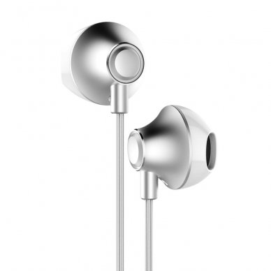 Bevielės ausinės Baseus Encok H06 Lateral Earphones Earbuds Headphones With Remote Control pilkos 1