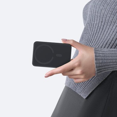 Išorinė baterija Baseus EnerFill FM11 Ultra-Mini 10000 mAh 22.5 W su MagSafe ir Baseus Simple USB-C 20 V/3 A 30 cm kabeliu – juoda 9