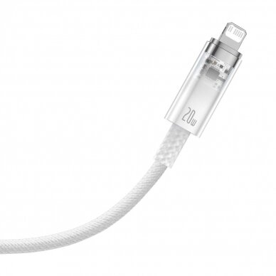 Baseus Explorer Series cable USB-C - Lightning 20W 2 m Baltas (CATS010302) 2
