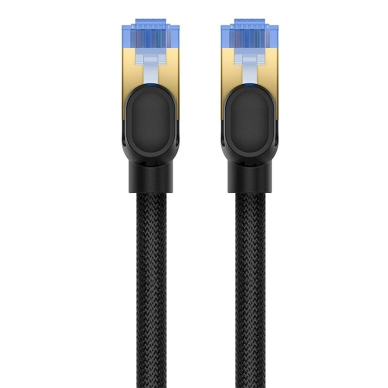 Baseus greitas interneto kabelis RJ45 cat.7 10Gbps 8 m, pintas – juodas 2