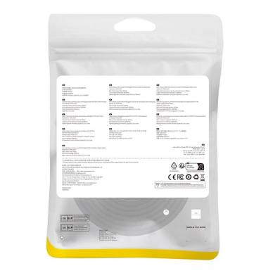 Baseus fast RJ45 cat. network Kabelis. 8 40Gbps 8m braided juodas 5