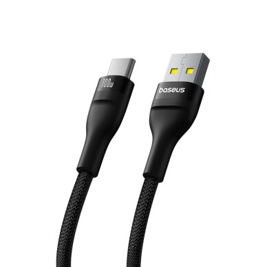 Krovimo kabelis Baseus Flash 2 USB-A / USB-C 100 W 1 m – juodas 2