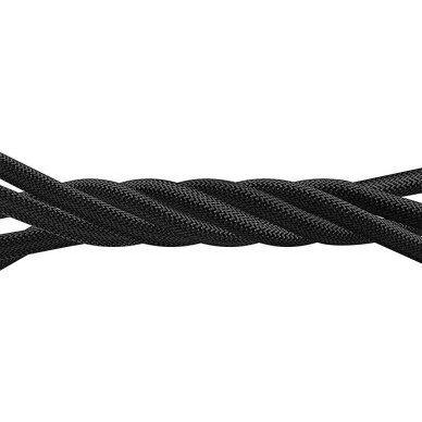 Krovimo kabelis Baseus Flash Series 3 3in1 100 W USB-C – USB-C + USB-C + Lightning 1.5 m + 3 × 0.25 m – juodas 5