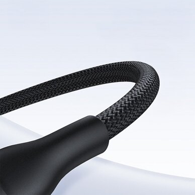 Krovimo kabelis Baseus Flash Series 3 3in1 100 W USB-C – USB-C + USB-C + Lightning 1.5 m + 3 × 0.25 m – juodas 11