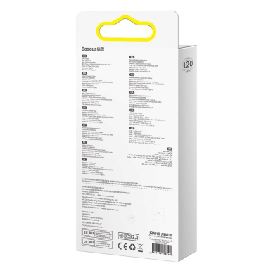 Baseus Flash Series II USB Type C / USB Type A cable - USB Type C / Lightning / micro USB 100 W 1.2 m black (CASS030101) 10 Baseus Flash Series II USB Type C / USB Type A cable - USB Type C / Lightning / micro USB 100 W 1.2 m black (CASS030101) 10