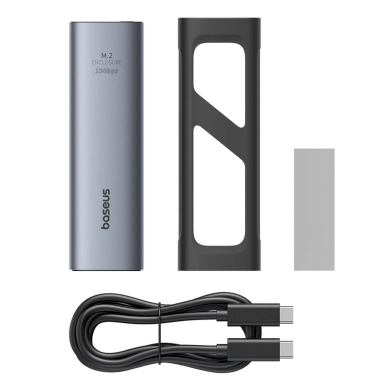 Baseus FlyJoy M.2 NVMe 10 Gb/s SSD dėklas – pilkas 5