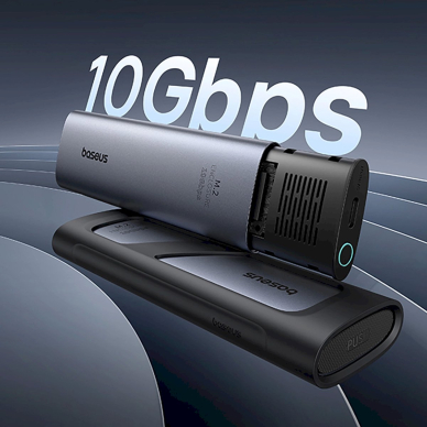 Baseus FlyJoy M.2 NVMe 10 Gb/s SSD dėklas – pilkas 7