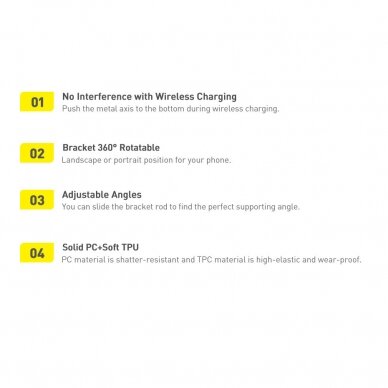 Baseus Foldable Magnetic Bracket White 23 Baseus Foldable Magnetic Bracket White 23