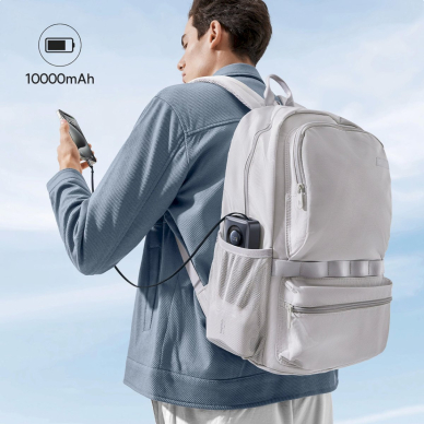 Baseus Free2Pull 10000mAh 30W Power Bank su USB-C jungtimi, ištraukiamas USB-C kabelis – juodas 9
