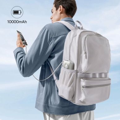 Baseus Free2Pull 10000mAh 30W Power Bank su USB-C jungtimi, ištraukiamas USB-C kabelis – pilkas 9