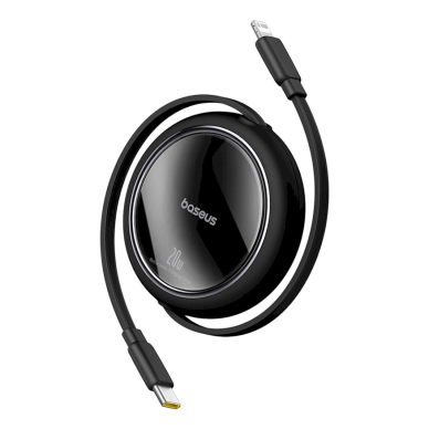 Baseus Free2Pull ištraukiamas USB-C / Lightning kabelis 20W 1 m – juodas 2 Baseus Free2Pull ištraukiamas USB-C / Lightning kabelis 20W 1 m – juodas 2