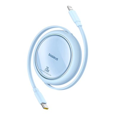 Baseus Free2Pull ištraukiamas USB-C / Lightning kabelis 20W 1 m – mėlynas 2 Baseus Free2Pull ištraukiamas USB-C / Lightning kabelis 20W 1 m – mėlynas 2