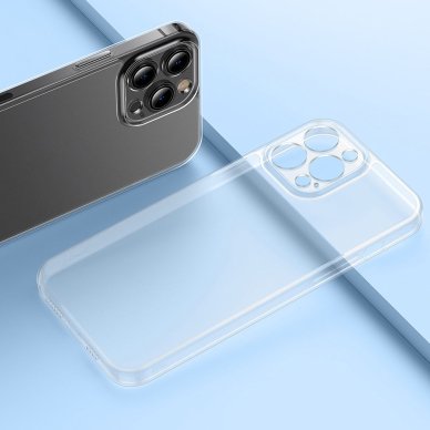 Dėklas Baseus frosted glass case iphone 13 pro max Juodas (arws001101) 18