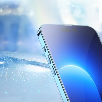 Ekrano apsauga Baseus Full Screen Tempered Glass 0.4mm + Mounting Kit iPhone 11 / XR  16