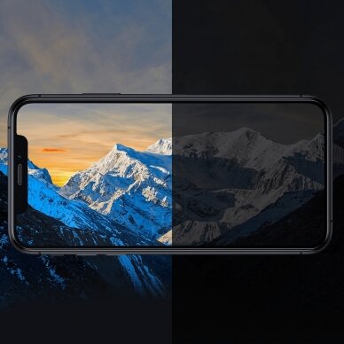 Ekrano apsauga Baseus Full Screen Tempered Glass 0.4mm + Mounting Kit iPhone 11 / XR  9