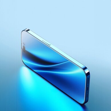 Ekrano apsauga Baseus Full Screen Tempered Glass 0.4mm + Mounting Kit iPhone 14 Plus / 13 Pro Max  15