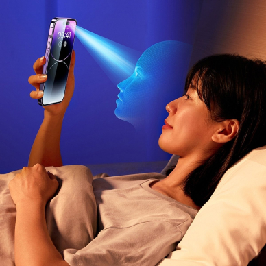 Ekrano apsauga Baseus Full Screen Anti Blue Light Filter and 0.3mm Speaker Cover + Mounting Frame iPhone 14 Pro Max 21 Ekrano apsauga Baseus Full Screen Anti Blue Light Filter and 0.3mm Speaker Cover + Mounting Frame iPhone 14 Pro Max 21