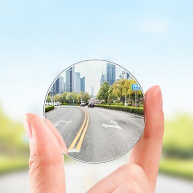 Baseus Full-View Blind-Spot Mirror 2X Round Extra Rear Mirror Black (Acmdj-01) 8 Baseus Full-View Blind-Spot Mirror 2X Round Extra Rear Mirror Black (Acmdj-01) 8