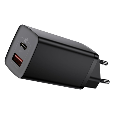 Baseus GaN2 Lite Greitas Buitinis Įkroviklis 65W USB / USB Typ C Greitas Įkrovimas 3.0 (galio nitridas) Juodas (CCGAN2L-B01) UGLX912 Baseus GaN2 Lite Greitas Buitinis Įkroviklis 65W USB / USB Typ C Greitas Įkrovimas 3.0 (galio nitridas) Juodas (CCGAN2L-B01) UGLX912