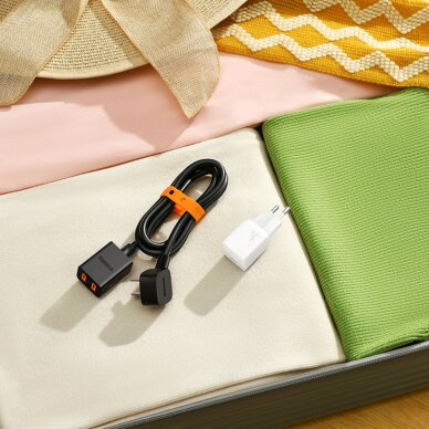 Sieninis įkroviklis Baseus GaN5 30 W USB-C Mini – baltas 8 Sieninis įkroviklis Baseus GaN5 30 W USB-C Mini – baltas 8