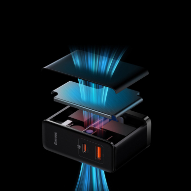 Baseus GaN5 Pro Fast Universal GaN USB Charger Type C / USB 100W PD3.0, QC4.0 +, AFC white (CCGP090201) 16 Baseus GaN5 Pro Fast Universal GaN USB Charger Type C / USB 100W PD3.0, QC4.0 +, AFC white (CCGP090201) 16