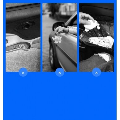 Šiukšlinė Baseus Gentleman Style Vehicle-Mounted Trash Can juoda 13 Šiukšlinė Baseus Gentleman Style Vehicle-Mounted Trash Can juoda 13