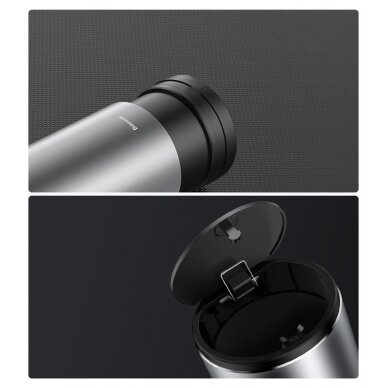 Šiukšlinė Baseus Gentleman Style Vehicle-Mounted Trash Can juoda 21 Šiukšlinė Baseus Gentleman Style Vehicle-Mounted Trash Can juoda 21