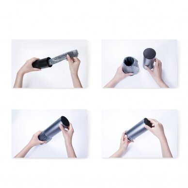 Šiukšlinė Baseus Gentleman Style Vehicle-Mounted Trash Can juoda 24 Šiukšlinė Baseus Gentleman Style Vehicle-Mounted Trash Can juoda 24