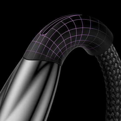 Baseus Glimmer Series fast charging cable USB-A - USB-C 100W 480Mbps 1m white 19 Baseus Glimmer Series fast charging cable USB-A - USB-C 100W 480Mbps 1m white 19