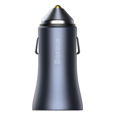 Baseus Golden Contactor Pro quick car charger USB Type C / USB 40 W Power Delivery 3.0 Quick Charge 4+ SCP FCP AFC + USB Typ C - Lightning cable gray (TZCCJD-B0G) 2 Baseus Golden Contactor Pro quick car charger USB Type C / USB 40 W Power Delivery 3.0 Quick Charge 4+ SCP FCP AFC + USB Typ C - Lightning cable gray (TZCCJD-B0G) 2