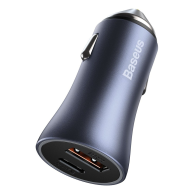 Baseus Golden Contactor Pro quick car charger USB Type C / USB 40 W Power Delivery 3.0 Quick Charge 4+ SCP FCP AFC + USB Typ C - Lightning cable gray (TZCCJD-B0G) 7 Baseus Golden Contactor Pro quick car charger USB Type C / USB 40 W Power Delivery 3.0 Quick Charge 4+ SCP FCP AFC + USB Typ C - Lightning cable gray (TZCCJD-B0G) 7