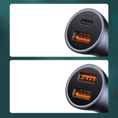 Baseus Golden Contactor Pro quick car charger USB Type C / USB 40 W Power Delivery 3.0 Quick Charge 4+ SCP FCP AFC + USB Typ C - Lightning cable gray (TZCCJD-B0G) 13 Baseus Golden Contactor Pro quick car charger USB Type C / USB 40 W Power Delivery 3.0 Quick Charge 4+ SCP FCP AFC + USB Typ C - Lightning cable gray (TZCCJD-B0G) 13