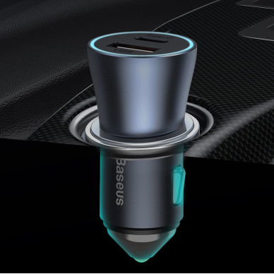 Baseus Golden Contactor Pro quick car charger USB Type C / USB 40 W Power Delivery 3.0 Quick Charge 4+ SCP FCP AFC + USB Typ C - Lightning cable gray (TZCCJD-B0G) 17 Baseus Golden Contactor Pro quick car charger USB Type C / USB 40 W Power Delivery 3.0 Quick Charge 4+ SCP FCP AFC + USB Typ C - Lightning cable gray (TZCCJD-B0G) 17