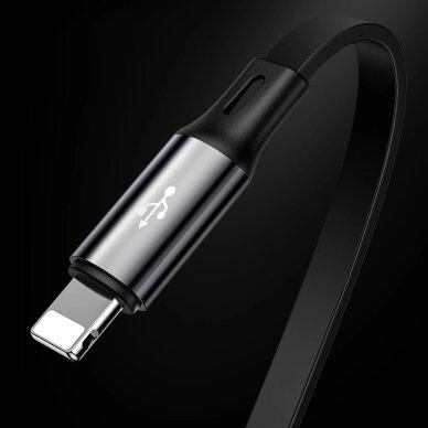 Krovimo kabelis Baseus Golden Loop 3in1 USB – micro USB / Lightning / USB-C 3.5 A 35 – 120 cm – juodas (CAMLT-JH01) 11