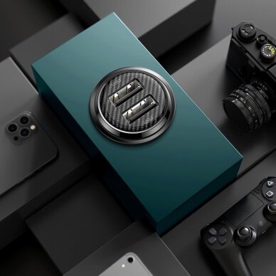 Automobilinis įkroviklis Baseus Grain Pro 2× USB 4.8 A (CCALLP-01) – juodas 13 Automobilinis įkroviklis Baseus Grain Pro 2× USB 4.8 A (CCALLP-01) – juodas 13