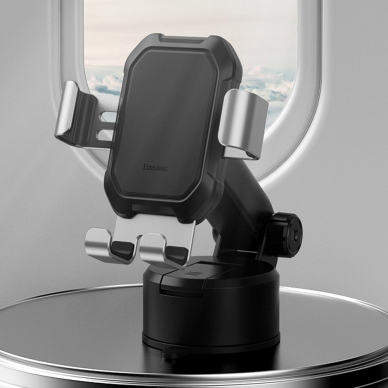 Gravitacinis laikiklis Baseus Dashboard Windshield Phone Bracket Holder juodas (Suyl-Tk01) 20 Gravitacinis laikiklis Baseus Dashboard Windshield Phone Bracket Holder juodas (Suyl-Tk01) 20
