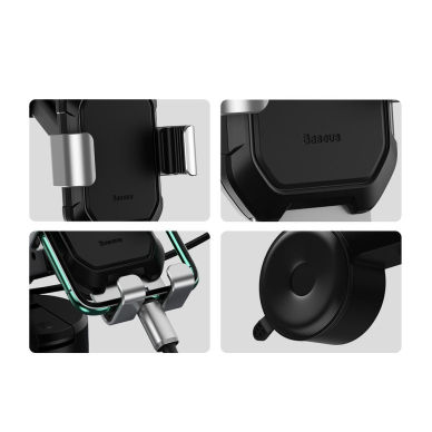 Gravitacinis laikiklis Baseus Dashboard Windshield Phone Bracket Holder juodas (Suyl-Tk01) 21 Gravitacinis laikiklis Baseus Dashboard Windshield Phone Bracket Holder juodas (Suyl-Tk01) 21