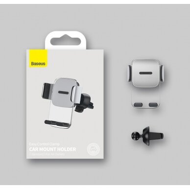 Gravitacinis Automobilinis Telefono Laikiklis montuojamas į groteles Baseus gravity car phone mount holder Juodas (SUYK000101) 22 Gravitacinis Automobilinis Telefono Laikiklis montuojamas į groteles Baseus gravity car phone mount holder Juodas (SUYK000101) 22