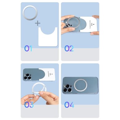 Akcija! Baseus Halo Series magnetic ring (2 pcs / package) black (PCCH000001) 17 Akcija! Baseus Halo Series magnetic ring (2 pcs / package) black (PCCH000001) 17