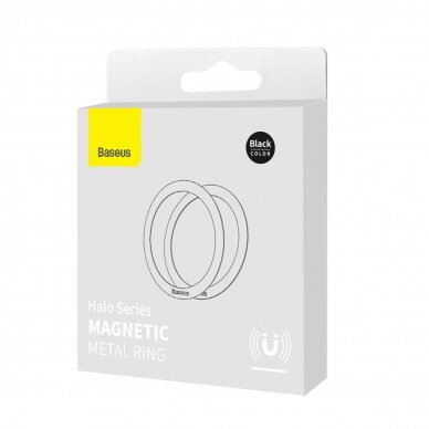 Baseus Halo Series magnetic ring (2 pcs / package) black (PCCH000001) 4