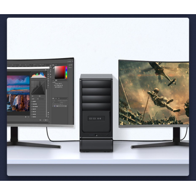 Baseus HDMI 2.1 cable 8K 60 Hz 48 Gbps / 4K 120 Hz / 2K 144 Hz 3D eARC QMS Dynamic HDR VRR ALLM 3 m black (CAKGQ-L01) 14 Baseus HDMI 2.1 cable 8K 60 Hz 48 Gbps / 4K 120 Hz / 2K 144 Hz 3D eARC QMS Dynamic HDR VRR ALLM 3 m black (CAKGQ-L01) 14