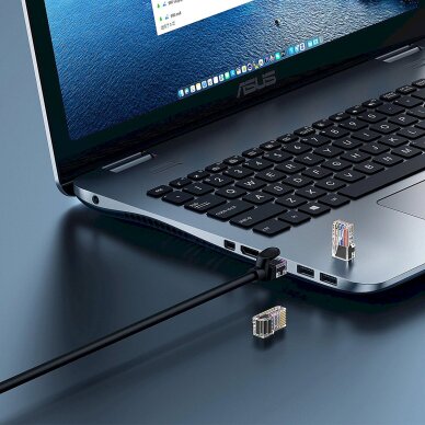 Tinklo kabelis Baseus High Speed Cat 5 RJ-45 1000 Mb/s 8 m – juodas 8 Tinklo kabelis Baseus High Speed Cat 5 RJ-45 1000 Mb/s 8 m – juodas 8