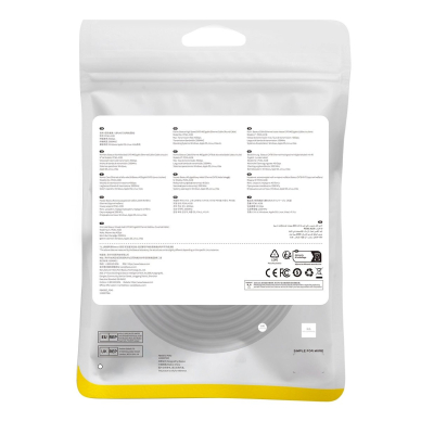 Baseus High Speed Cat 8 40 Gb/s Ethernet kabelis 5 m – juodas 5