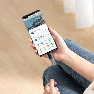 Baseus Ingenuity Series Mini OTG Adaptor Type-C to USB-A 3.1 Blue 9