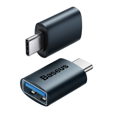 Baseus Ingenuity Series Mini OTG Adaptor Type-C to USB-A 3.1 Blue Baseus Ingenuity Series Mini OTG Adaptor Type-C to USB-A 3.1 Blue