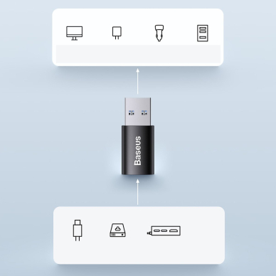 Baseus Ingenuity Series Mini USB 3.1 OTG to USB Type C adapter black (ZJJQ000101) 13 Baseus Ingenuity Series Mini USB 3.1 OTG to USB Type C adapter black (ZJJQ000101) 13