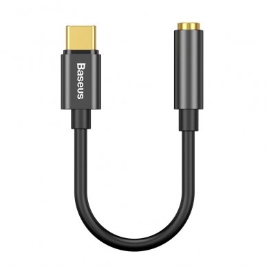 Adapteris Baseus L54 Usb-C Į 3.5 Mm Female juodas UGLX912 1 Adapteris Baseus L54 Usb-C Į 3.5 Mm Female juodas UGLX912 1