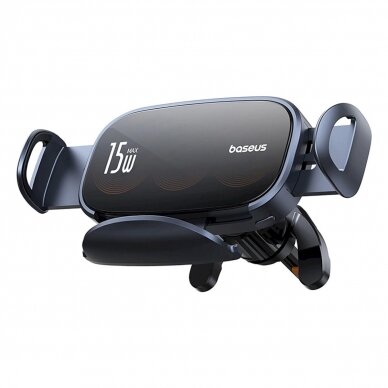 Baseus LightChaser BS-CM029 Automobilinis laikiklistriple coil inductive Įkroviklis  - Juodas Baseus LightChaser BS-CM029 Automobilinis laikiklistriple coil inductive Įkroviklis  - Juodas